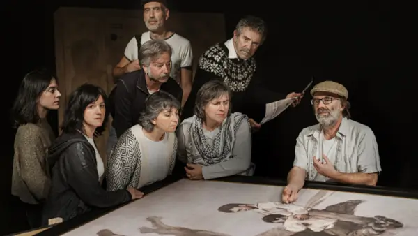 Cartel de la obra de teatro 'Ictus' del Grupo Chévere.