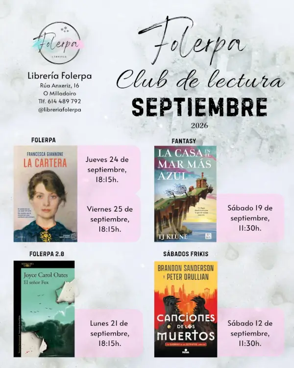 Club de lectura Fantasy: La Casa en el Mar Más Azul