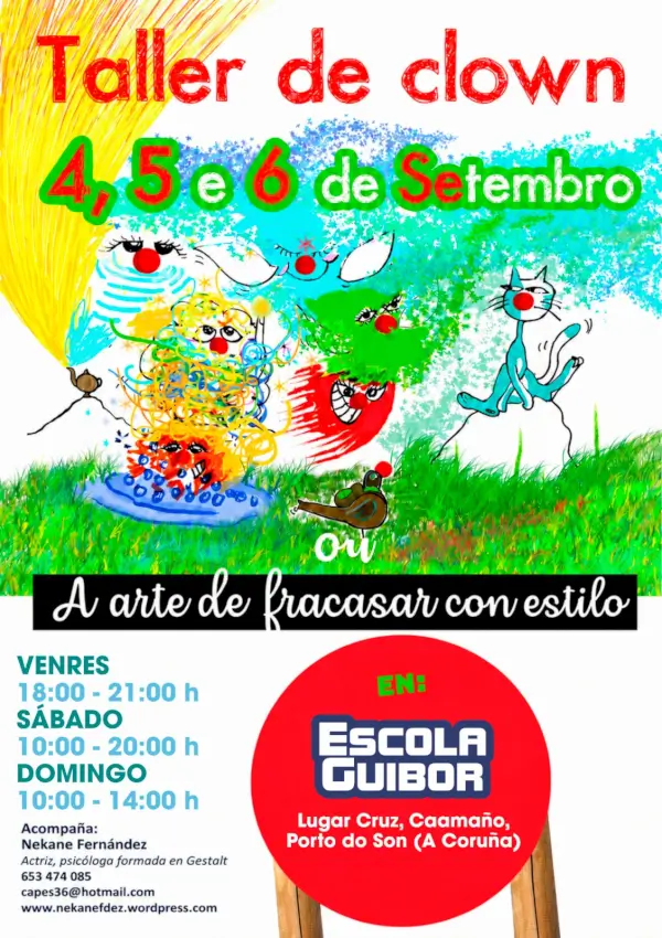 Taller de clown 'A arte de fracasar con estilo'